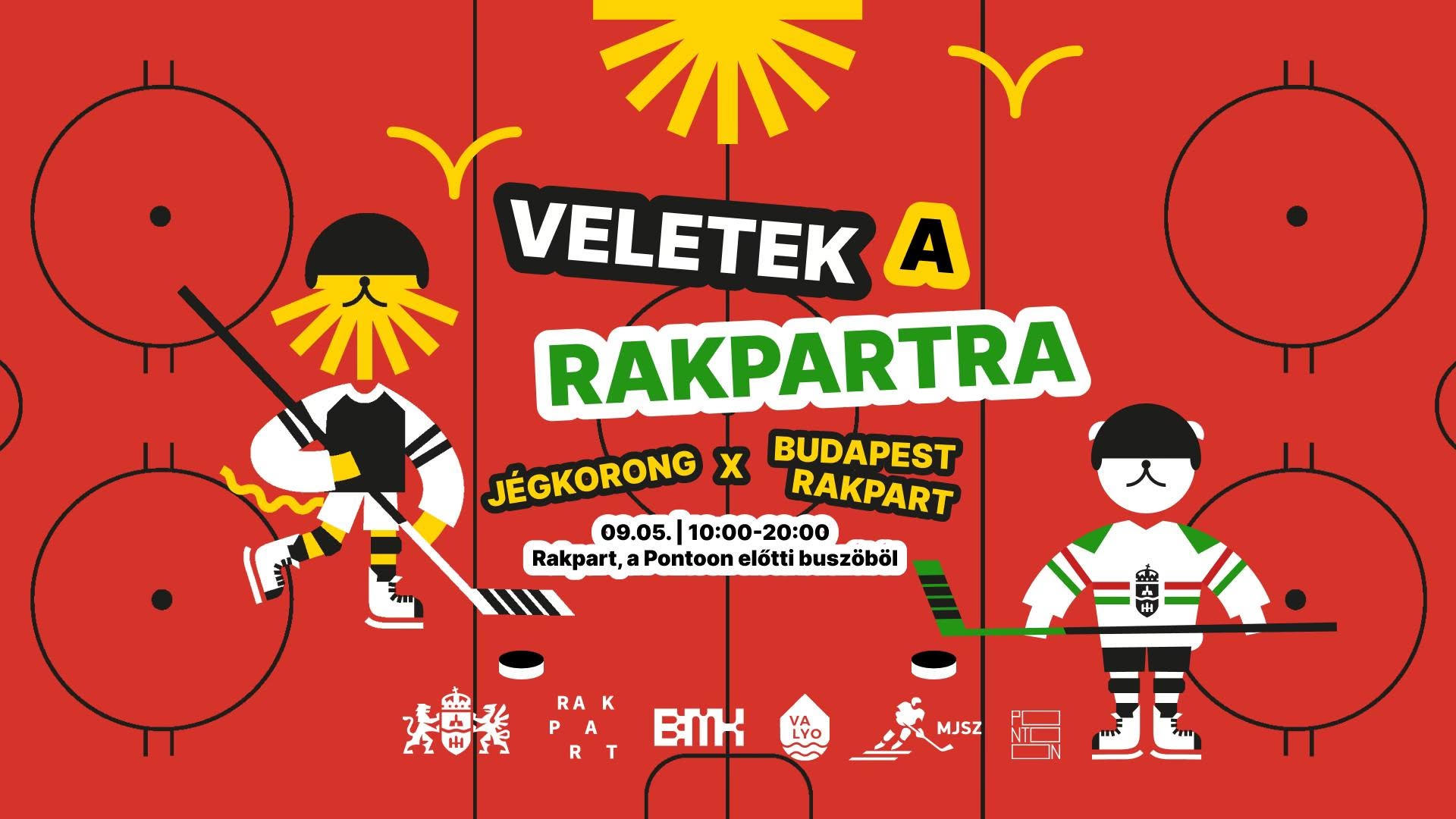 VELETEK A RAKPARTRA | JÉGKORONG × BUDAPEST eseményborító