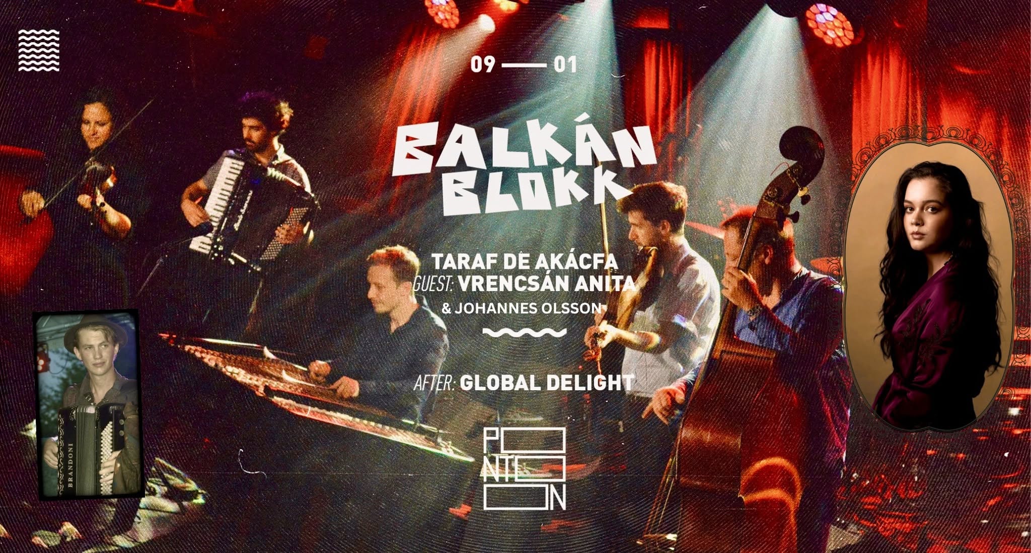 Balkán Blokk: TARAF DE AKÁCFA  ✧  feat. Vrencsán Anita & Johannes Olsson ~ PONTOON eseményborító
