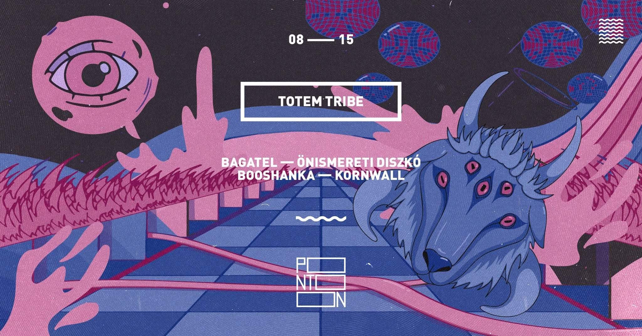 Totem Tribe: Bagatel, Önismereti Diszkó, Booshanka, Kornwall event cover