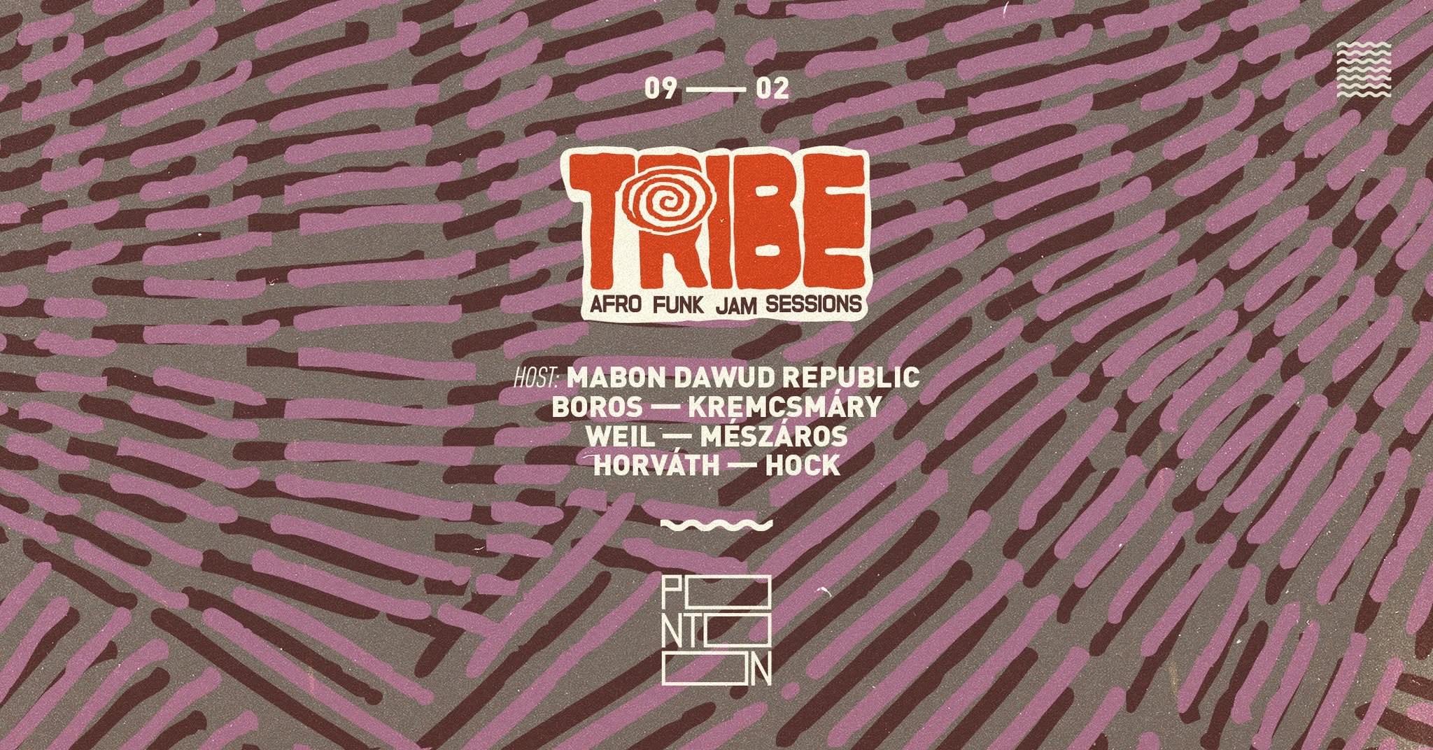 TRIBE - afro-funk jam sessionok | Mabon Dawud Republic Angola különleges esemény | Pontoon eseményborító