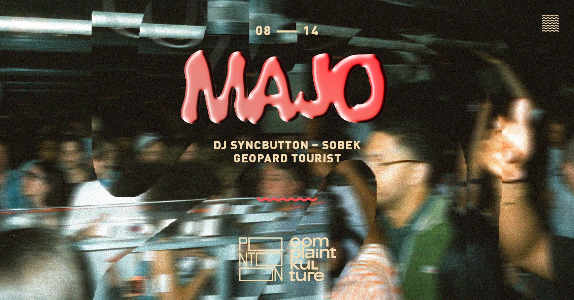MAJO | Dj Syncbutton - Geopard Tourist - Sobek ~ Pontoon event cover