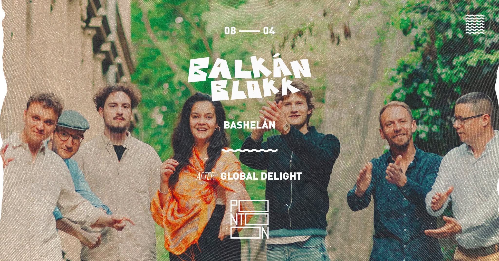 Balkán Blokk: BashElán ~ Pontoon event cover