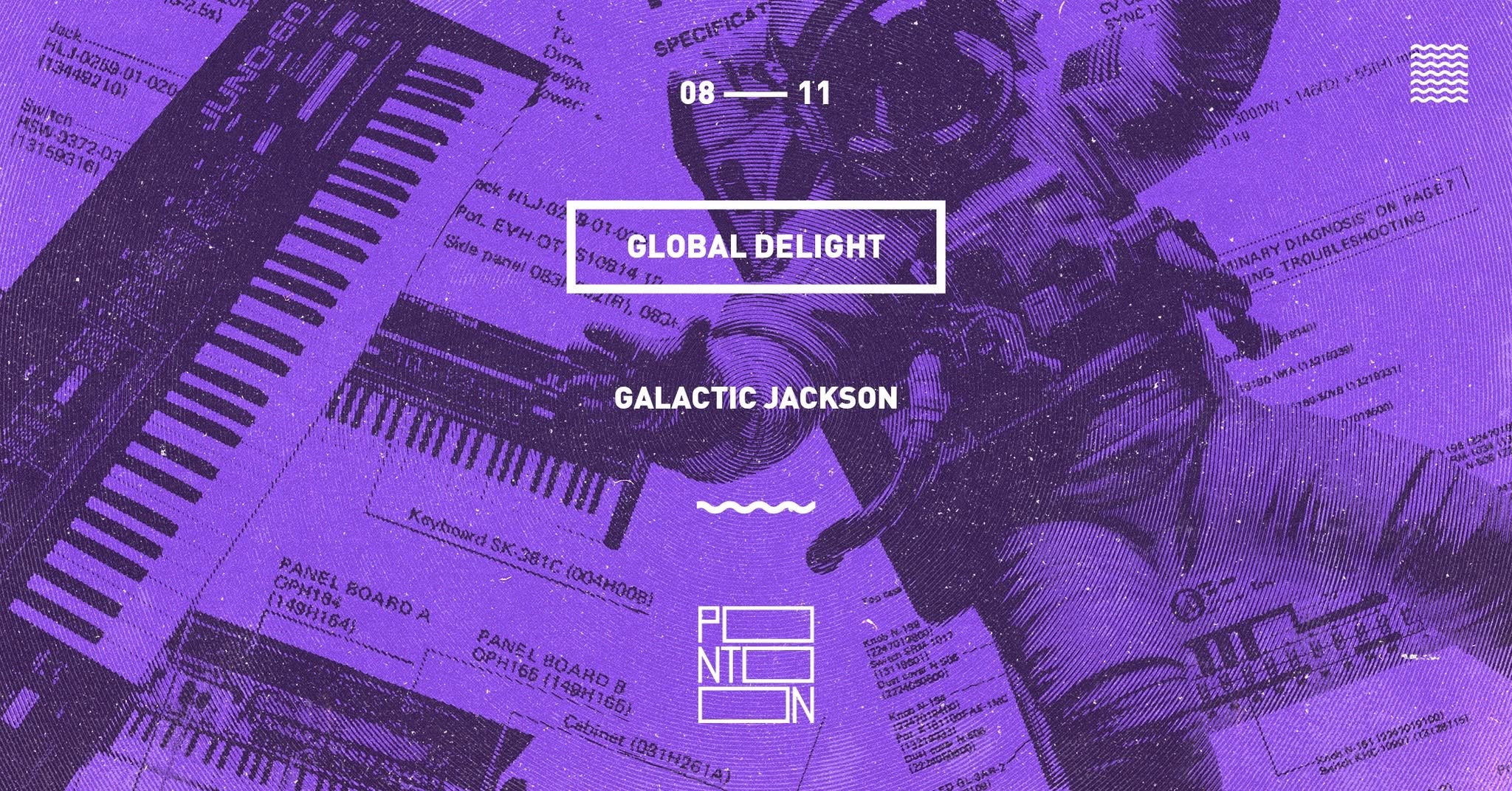 Global Delight: Galactic Jackson ~ Pontoon event cover