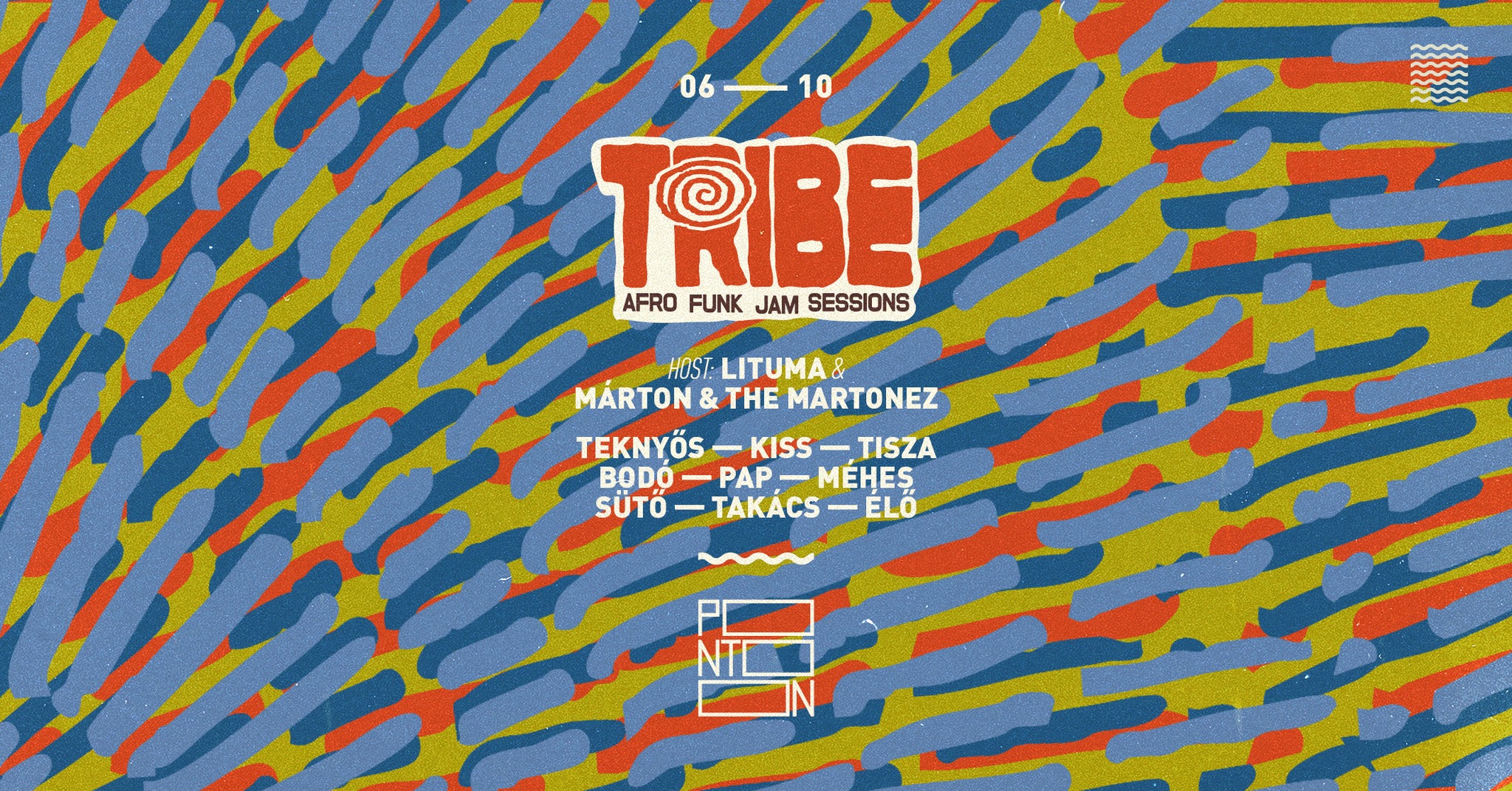 TRIBE | afro-funk jam sessions – Lituma és Márton & The Martonez által vezetett | Pontoon eseményborító