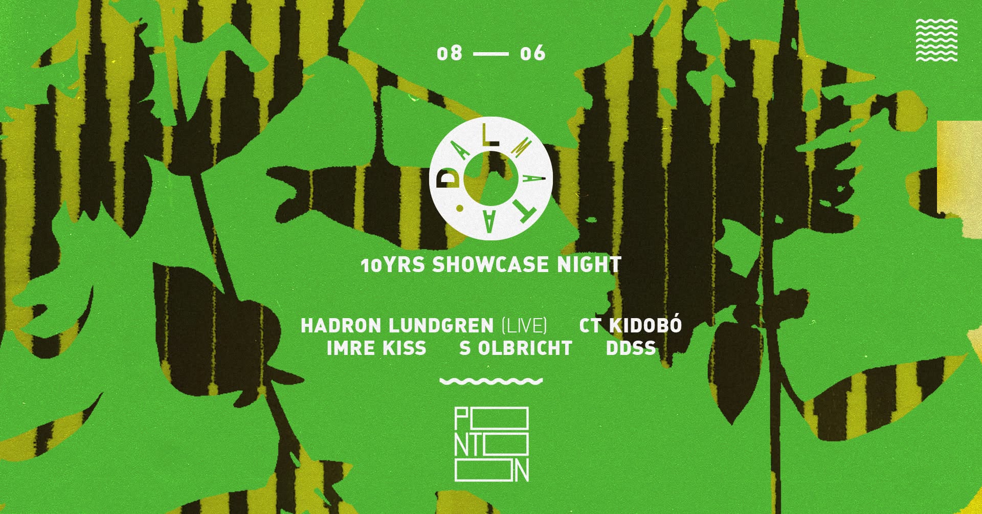 DD10YRS: Hadron Lundgren live + CT Kidobó + Imre Kiss + S Olbricht + DDSS event cover