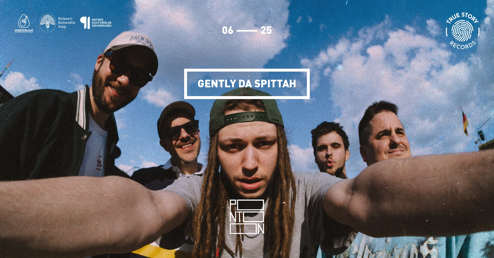 Gently Da Spittah' ~ Pontoon event cover