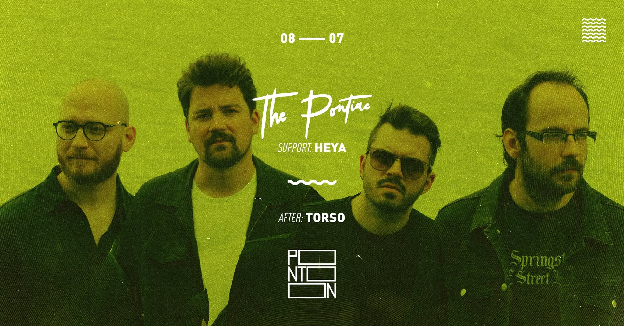 The Pontiac | support: Hēya ~ Pontoon eseményborító