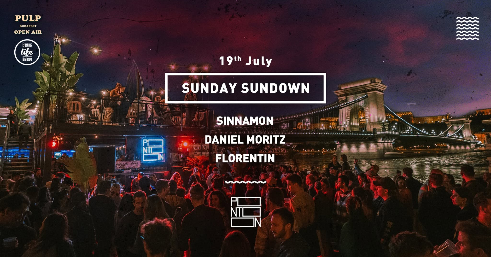 Sunday Sundown by ELB & PULP ~ Pontoon ~ 19th July ~ Free entry event cover