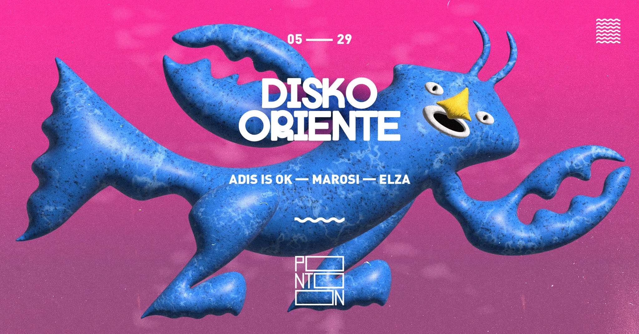 Disko Oriente: Adis is OK, Marosi, Elza ~ Pontoon event cover