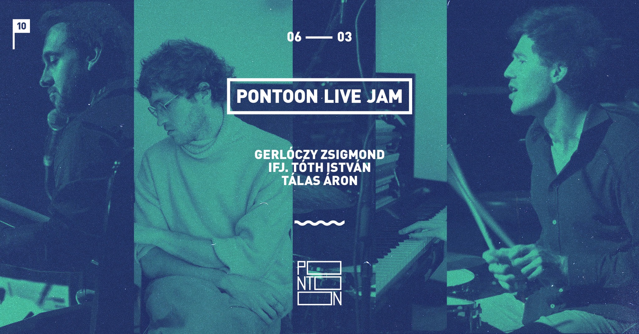 Pontoon Live Jam | Gerlóczy Zsigmond ~ Ifj. Tóth István ~ Tálas Áron event cover
