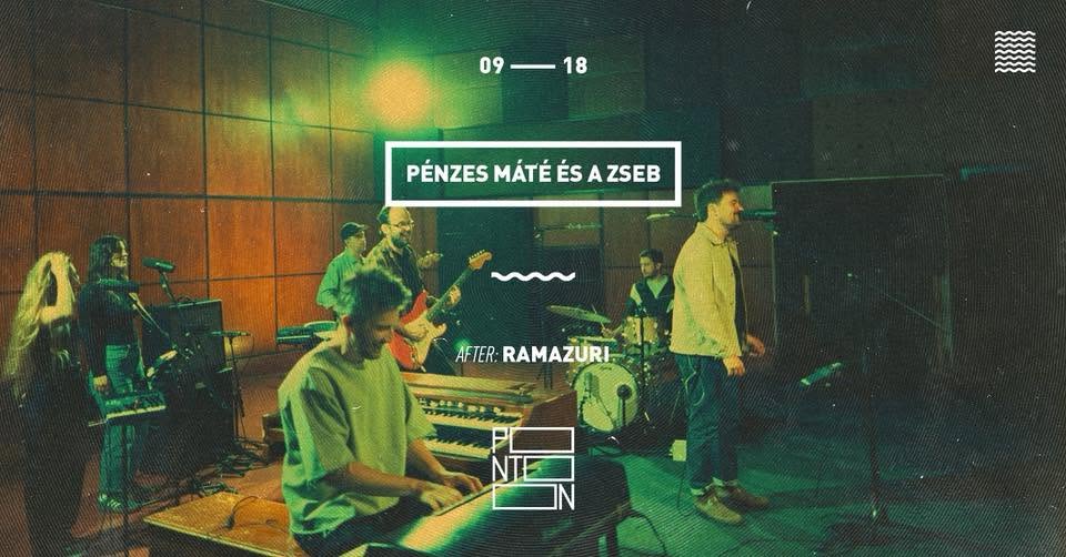 Pénzes Máté and the Zseb ~ Pontoon event cover