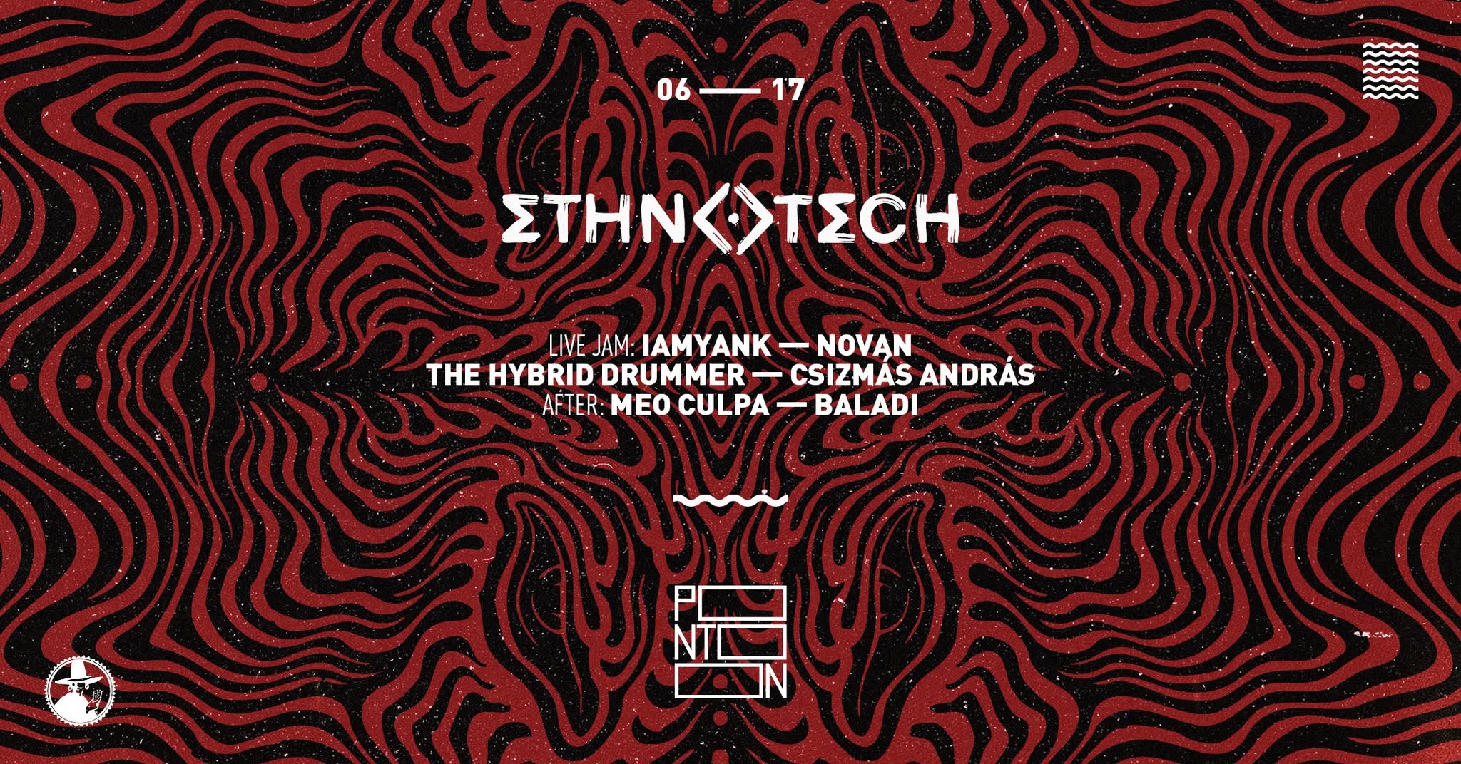 ETHNOTECH Live Jam ⫸ iamyank • NovaN • The Hybrid Drummer • Csizmás András ⫷ PONTOON event cover
